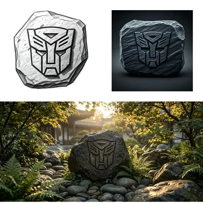 Strength and Loyalty in Stone: My Laser-Engraved Autobot Garden Guardian