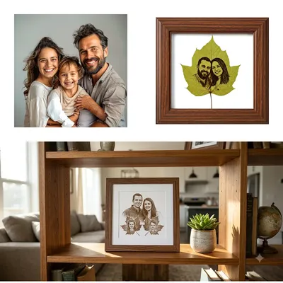 Etched in Time: A Leaf Keepsake