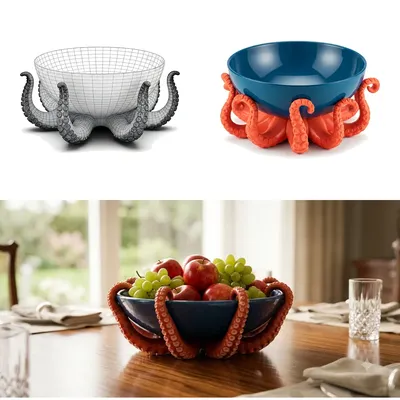 Tentacle-Inspired Fruit Bow