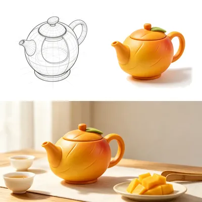 The Mango Teapot: Artful Brews and Modern Design