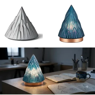 From City Grime to Alpine Glow: How a Sculptural Lampshade Transformed My Studio