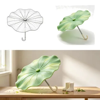 Rainy Day Revelation: A Lotus Leaf's Influence on Studio Design