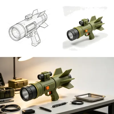 Ignite Your Next Big Idea: The Rocket Launcher Flashlight Story