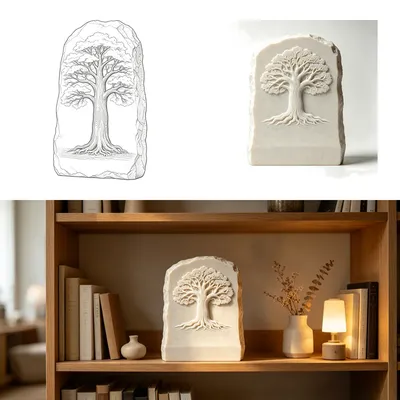 My Ancient Tree, Carved in Stone