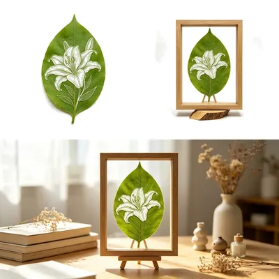 Hoa ly của tôi, khắc trên chiếc lá, một kỷ niệm hiện hữu.