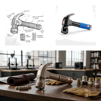 Quand forme et fonction se rencontrent : pourquoi la lampe torche Hammer a trouvé une place permanente sur mon établi