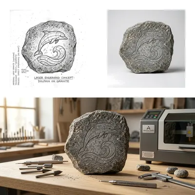 Why I Put a 3-Pound Granite Dolphin Stone on My Work Desk