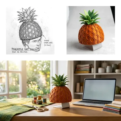 From Wireframe to Workbench: The Birth Diary of a Little Pineapple Hat